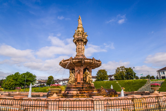 英国格拉斯哥欧式喷泉