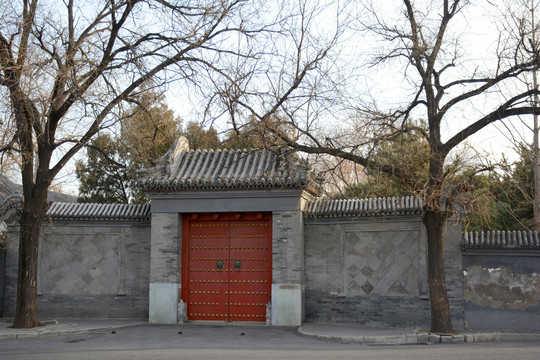 老北京中式门楼