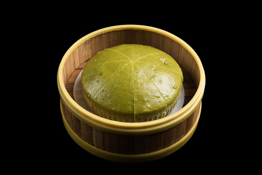 鲜叶艾青糕