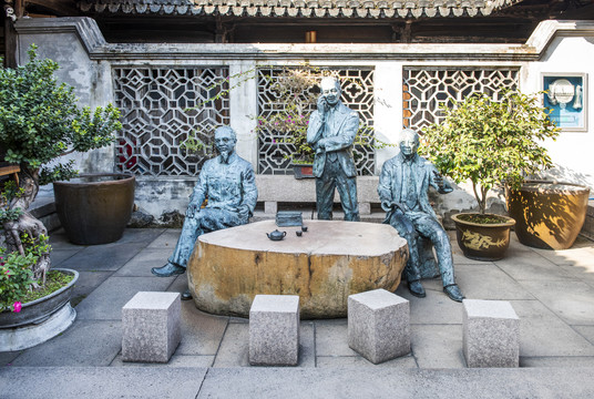 温州南塘文化驿站雕塑