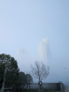 雾中都市