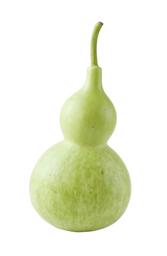 绿色蔬菜食品葫芦瓜抠图白底