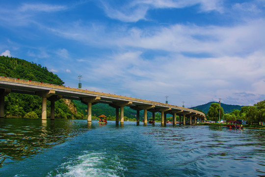 本溪太子河与本溪水洞公路石桥