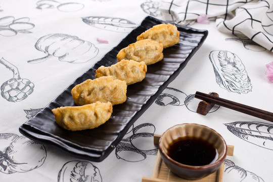 煎饺炸饺子锅贴