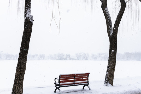 颐和园雪景