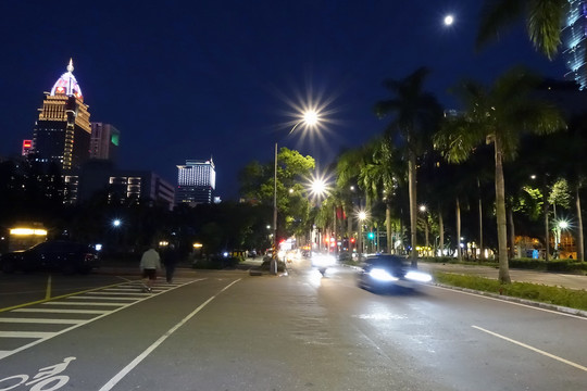 台湾街头夜景