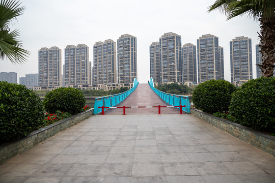五缘湾音乐岛钢桥