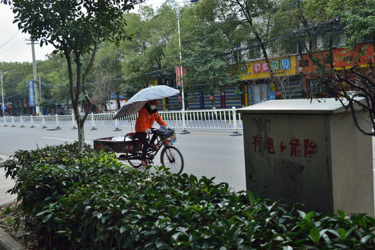 新冠肺炎时期的街道