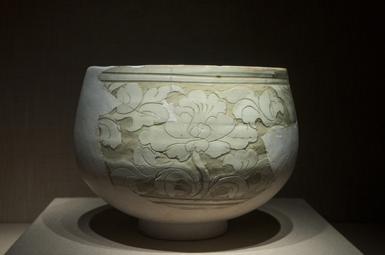 白釉瓷钵