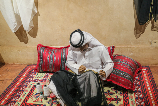 阿拉伯裁缝蜡像