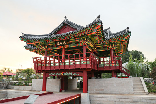 北京世园会韩国园燕子楼