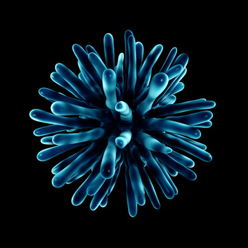 病毒细胞珊瑚触手