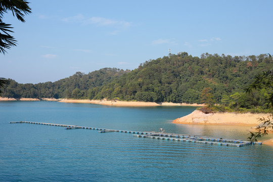 万绿湖浮道