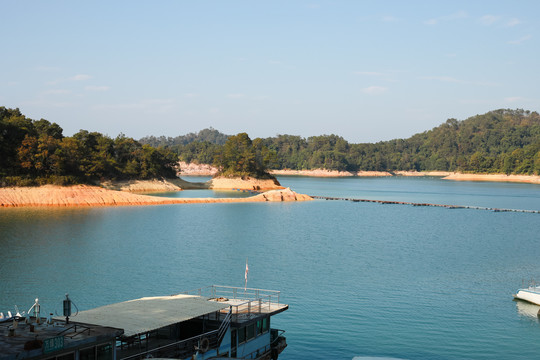 万绿湖湖景山色