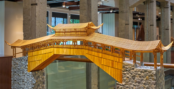 溪东桥模型