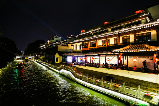 江苏南京秦淮河夜景