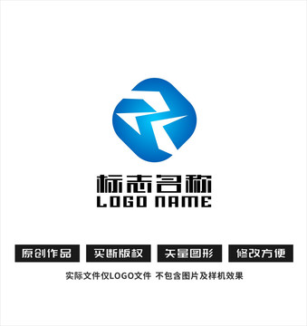 RK字母标志公司logo