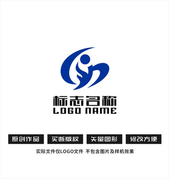 Gb字母标志人才培训logo