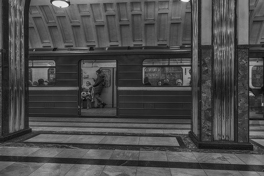 莫斯科地铁站马雅可夫斯基站