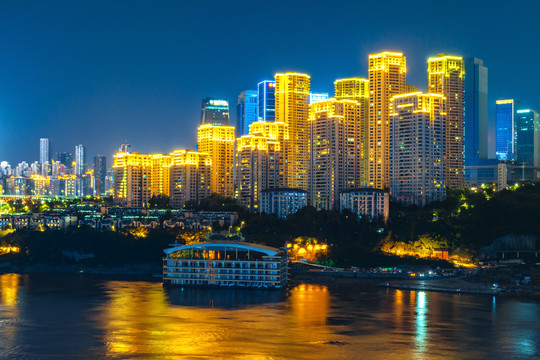 重庆城市建筑夜景