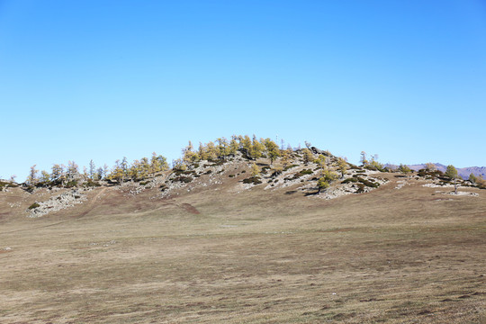 冬天里的山村