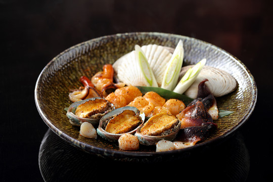 日式烤海鲜拼盘
