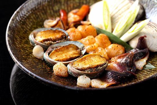 日式烤海鲜拼盘