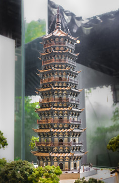 苏州虎丘塔模型