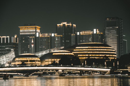 郑州如意湖夜景金蛋