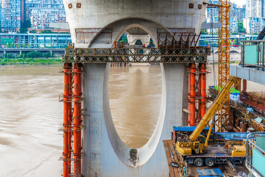 重庆城市建设桥梁建筑