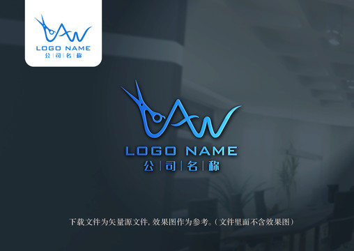 AW理发logo