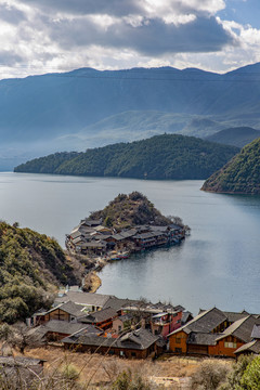 云南泸沽湖里格半岛