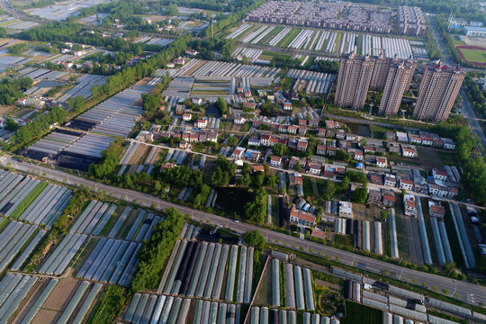 中国农村生产生活场景