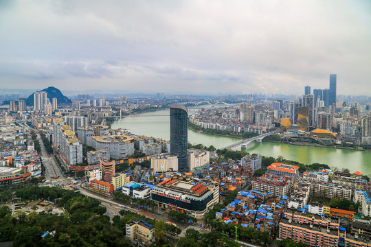 柳州市区全景