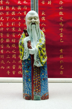 寿星陶瓷像