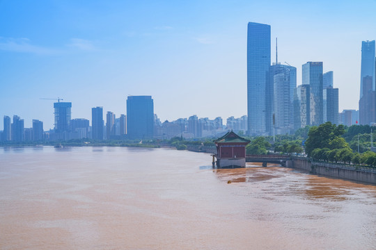 江西南昌市城市风光和建筑桥梁