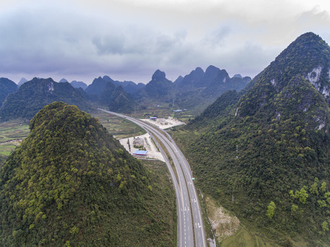 百色市靖西市山区风光