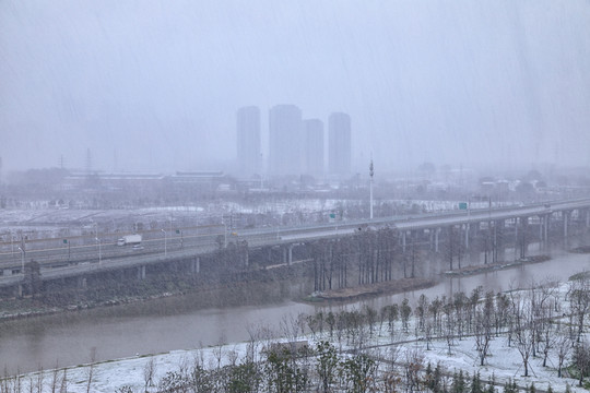 武汉雪景