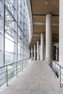 苏州文化艺术中心石板长廊