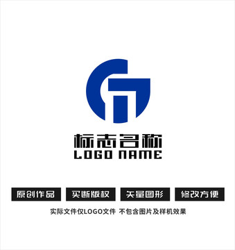 GM字母标志G字母logo