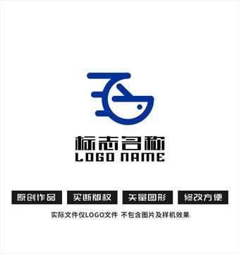 G字母标志GY飞鸟logo