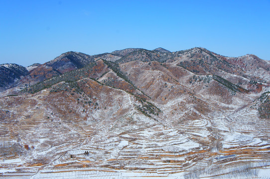 高山雪景