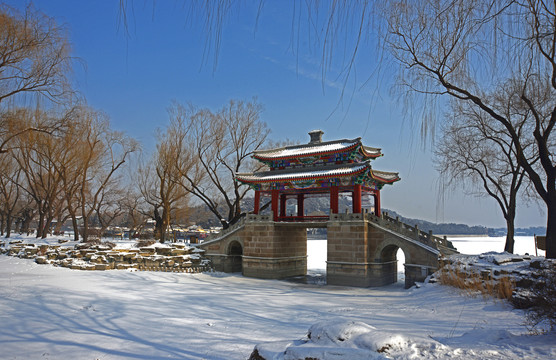 颐和园雪景