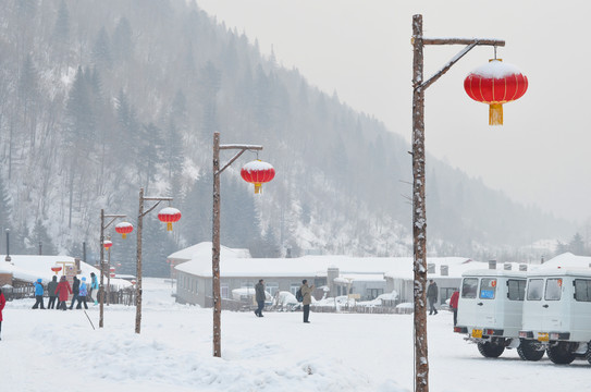 雪乡的冬天