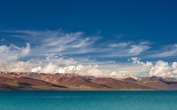 西藏日喀则雪山湖泊风光257