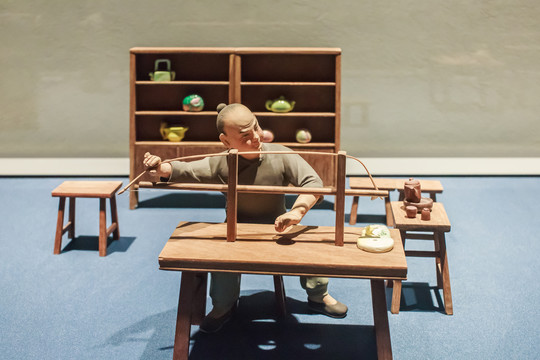 南京博物院琢玉流程模型