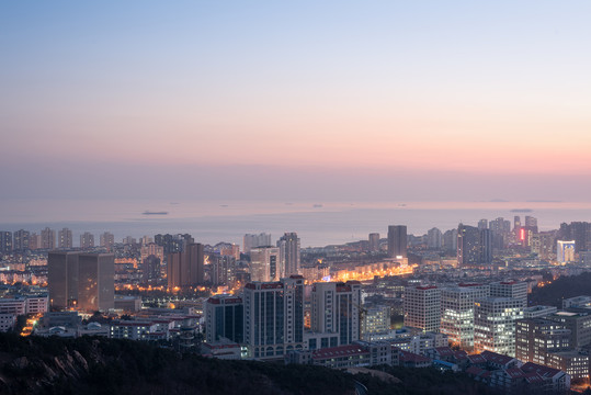 青岛城市夜景