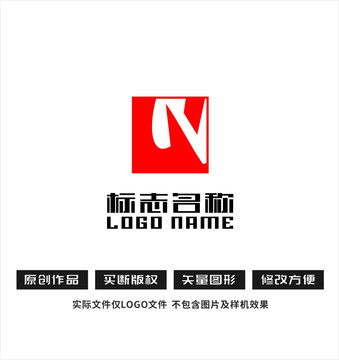 G字母N标志印章logo