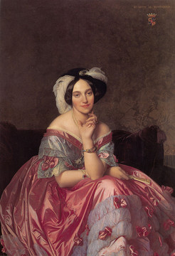 让·奥古斯特·多米尼克·安格尔罗斯柴尔德男爵夫人肖像