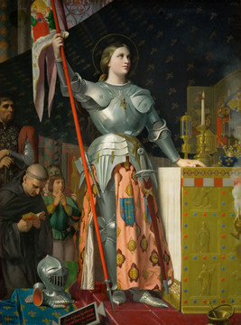让·奥古斯特·多米尼克·安格尔圣女贞德在查理七世加冕典礼上